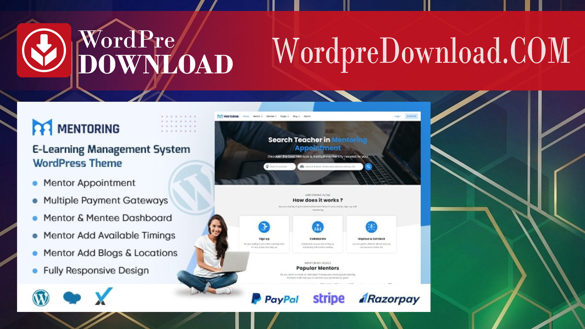 Mentoring – elearning, Learning Management System and Education WordPress Theme – WordpreDownload.COM