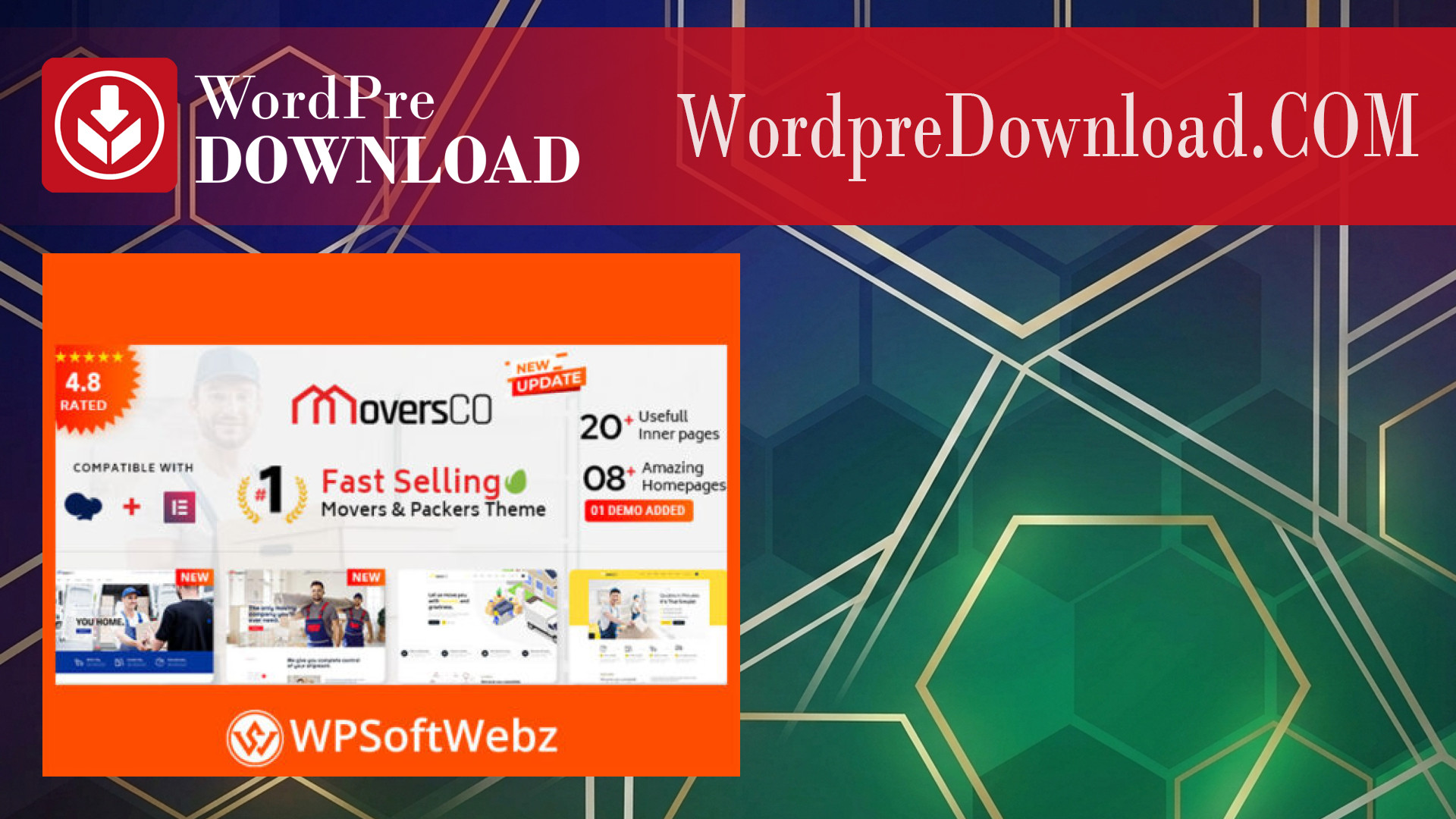 MoversCO – Movers and Packers WordPress Theme version – WordpreDownload.COM