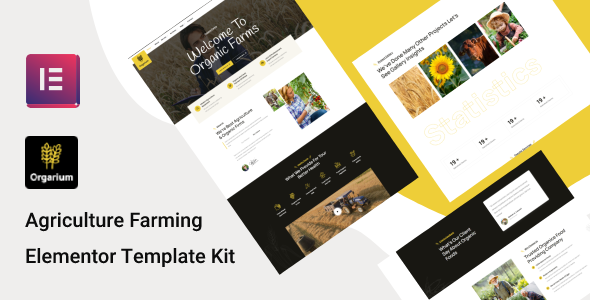 Orgarium – Agriculture Organic Farming Template Kit – Wordpredownload.com