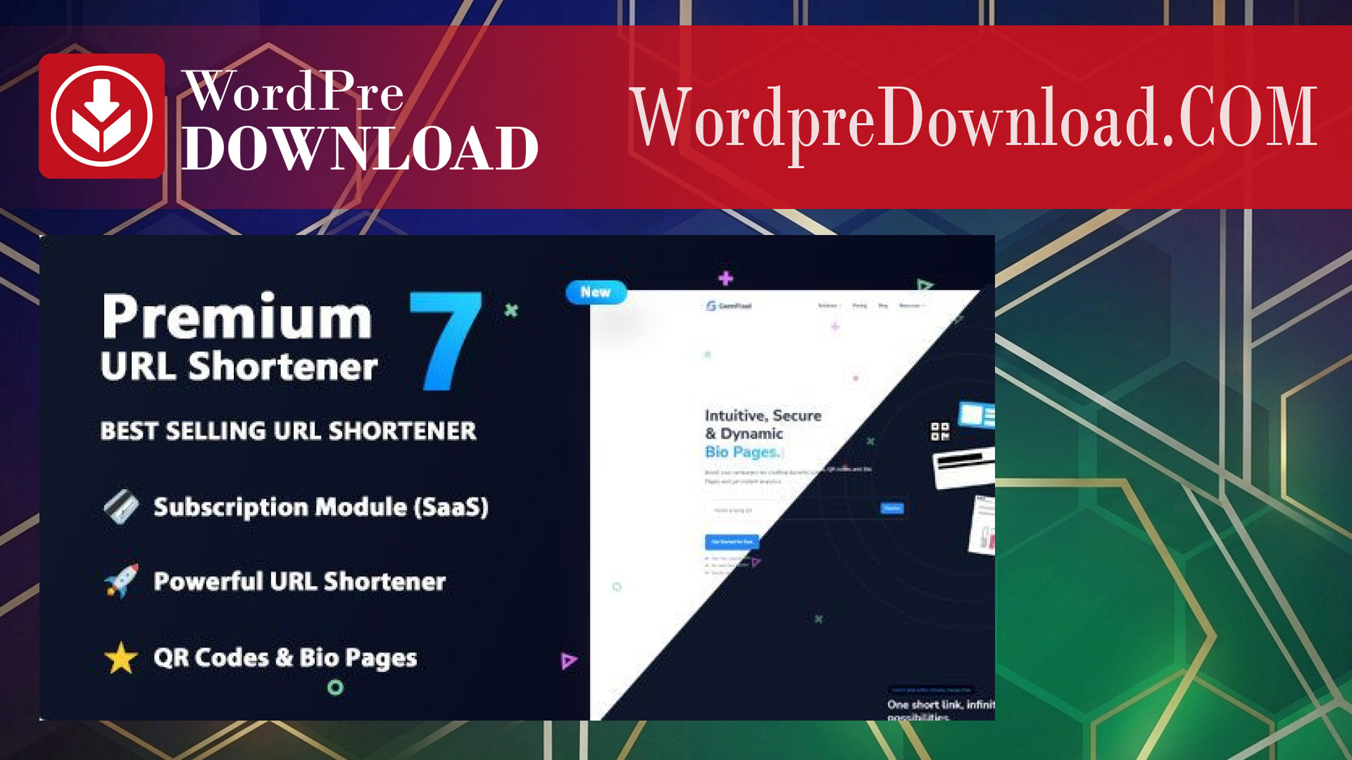 Premium URL Shortener – Link Shortening Script (URL) + SaaS Theme For Premium URL Shortener – WordpreDownload.COM