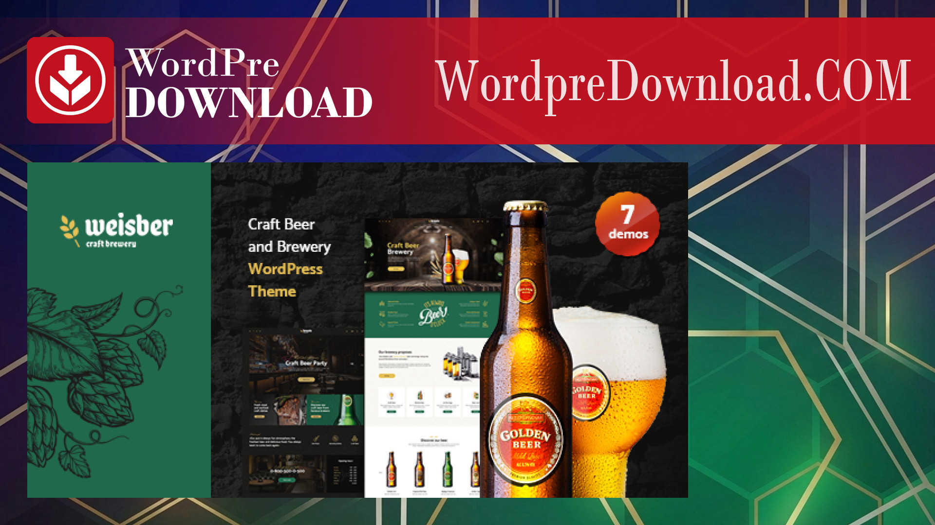 Weisber – Craft Beer and Brewery WordPress Theme – WordpreDownload.COM