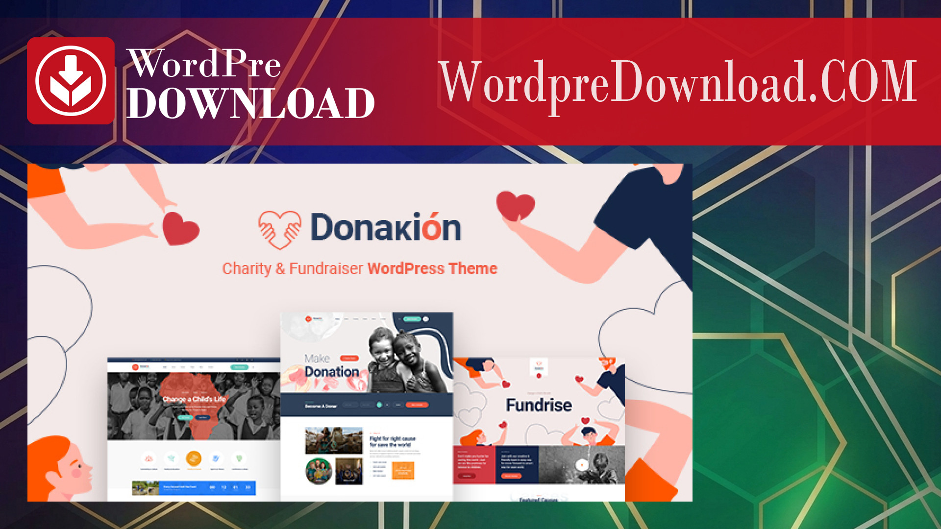 Donakion – Fundraising and Charity Foundation WordPress Theme – WordpreDownload.COM