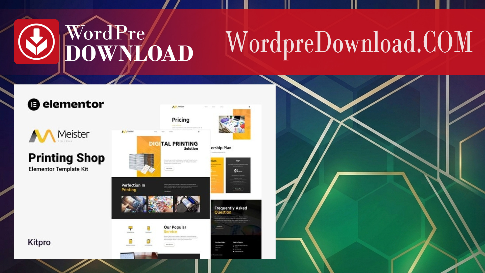 Meister – Printing Shop Elementor Template Kit – WordpreDownload.COM