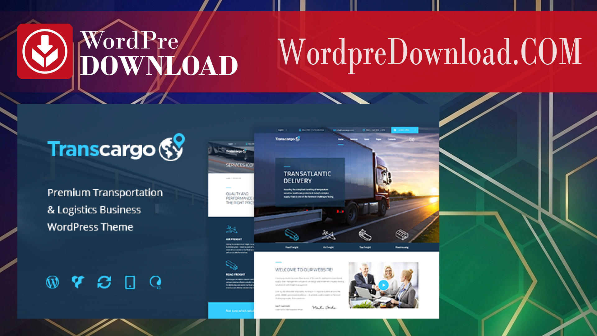 Transcargo – Transportation WordPress Theme – WordpreDownload.COM