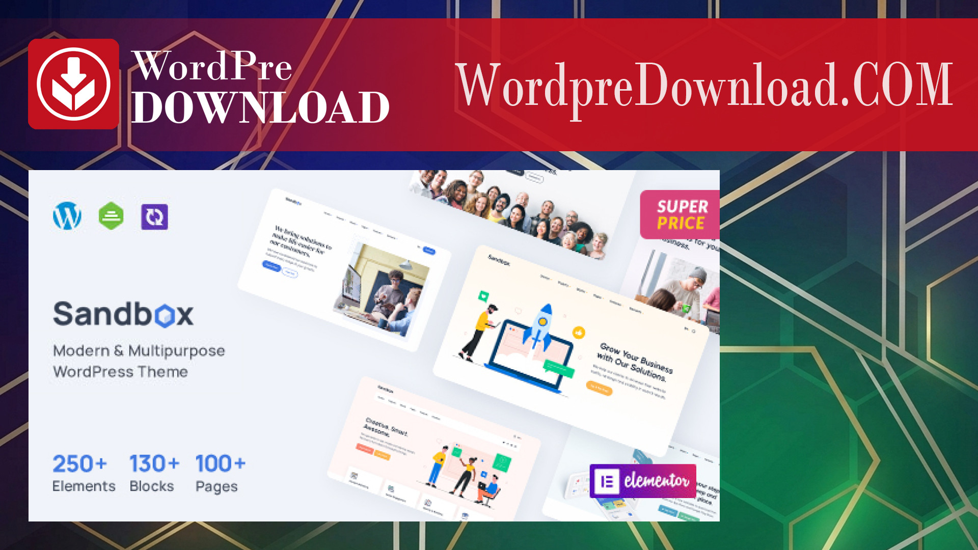 Sandbox – Modern and Multipurpose WordPress Theme – WordpreDownload.COM