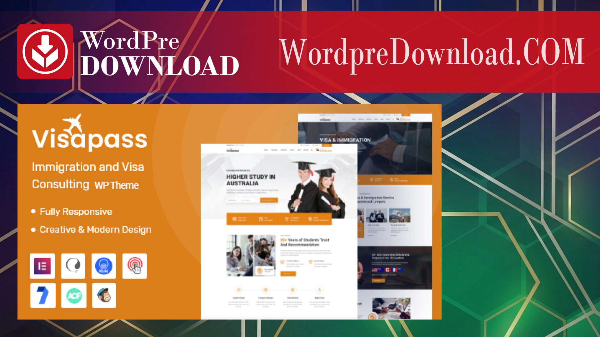 Visapass – Immigration Consulting WordPress Theme – WordpreDownload.COM