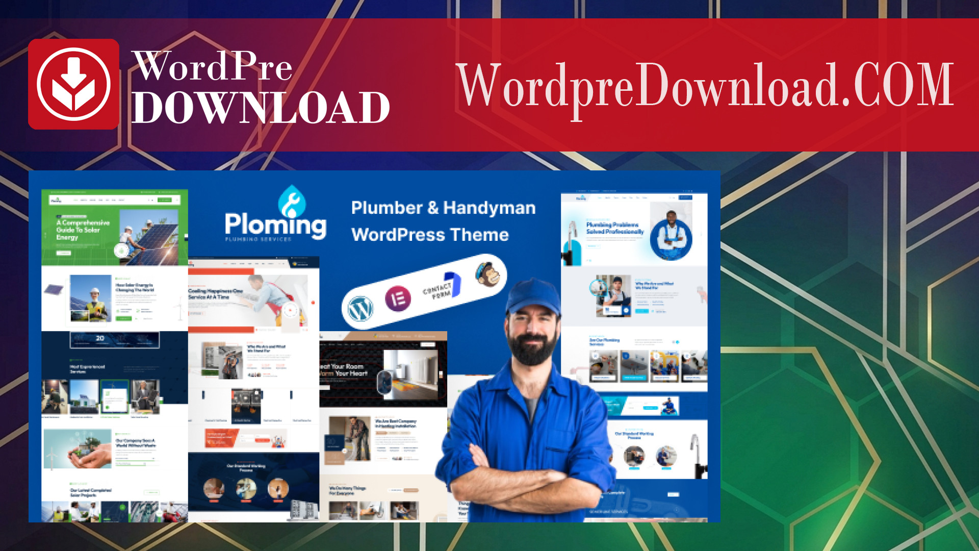 Ploming – Plumber and Handyman WordPress Theme – WordpreDownload.COM