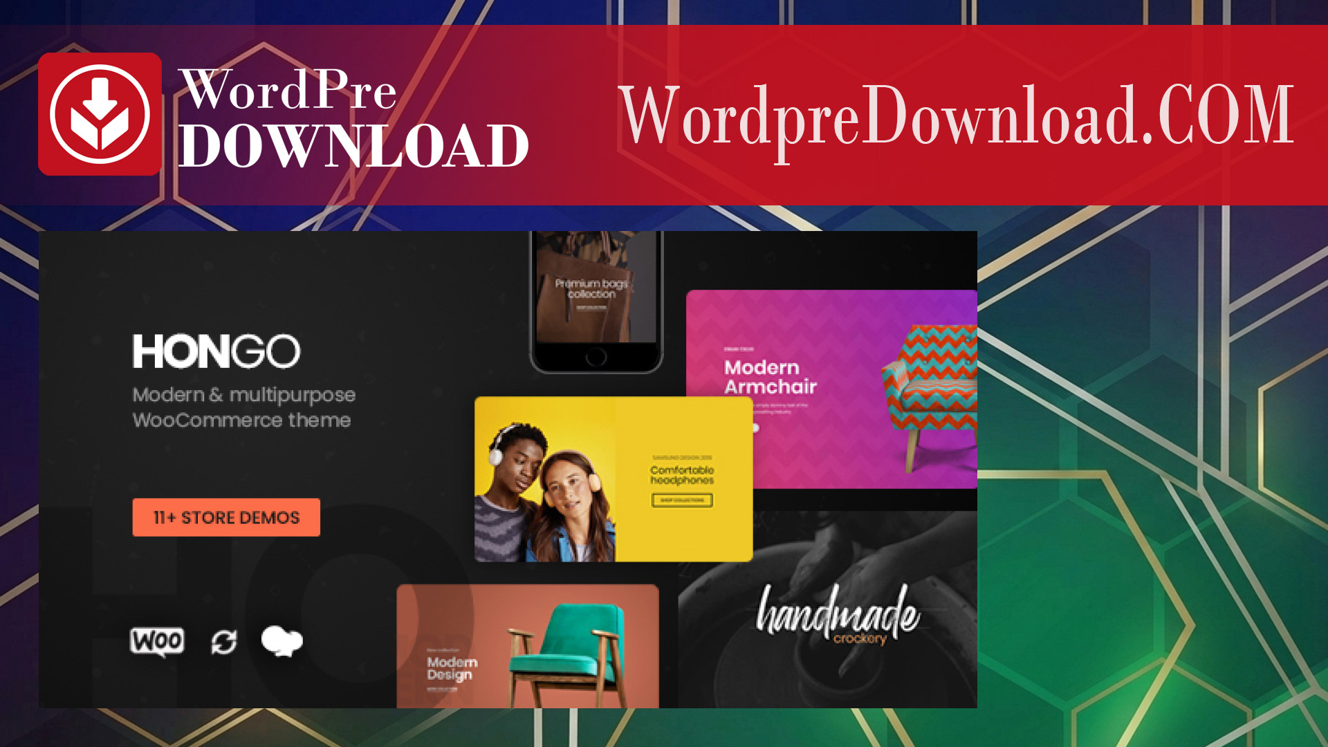 Hongo – Modern and Multipurpose WooCommerce WordPress Theme – WordpreDownload.COM