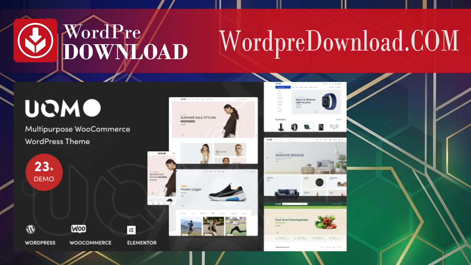 Uomo – Multipurpose WooCommerce WordPress Theme – WordpreDownload.COM