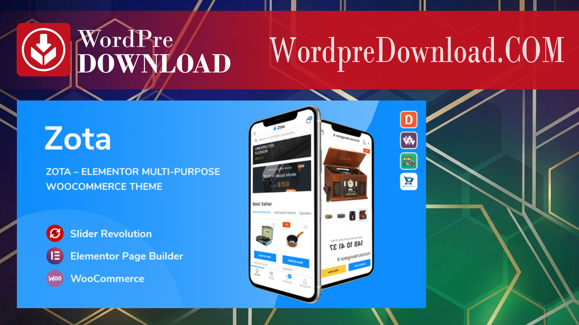 Zota – Elementor Multi-Purpose WooCommerce Theme – WordpreDownload.COM