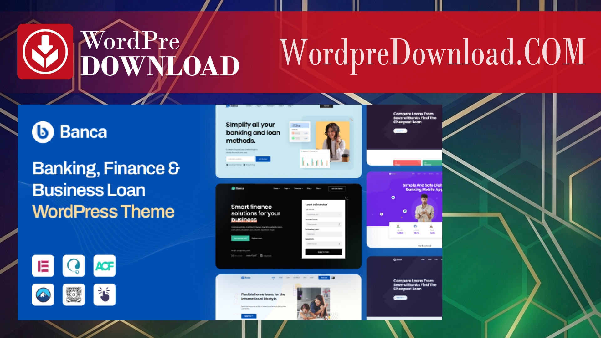 Banca – Banking, Finance and Business Loan WordPress Theme – WordpreDownload.COM