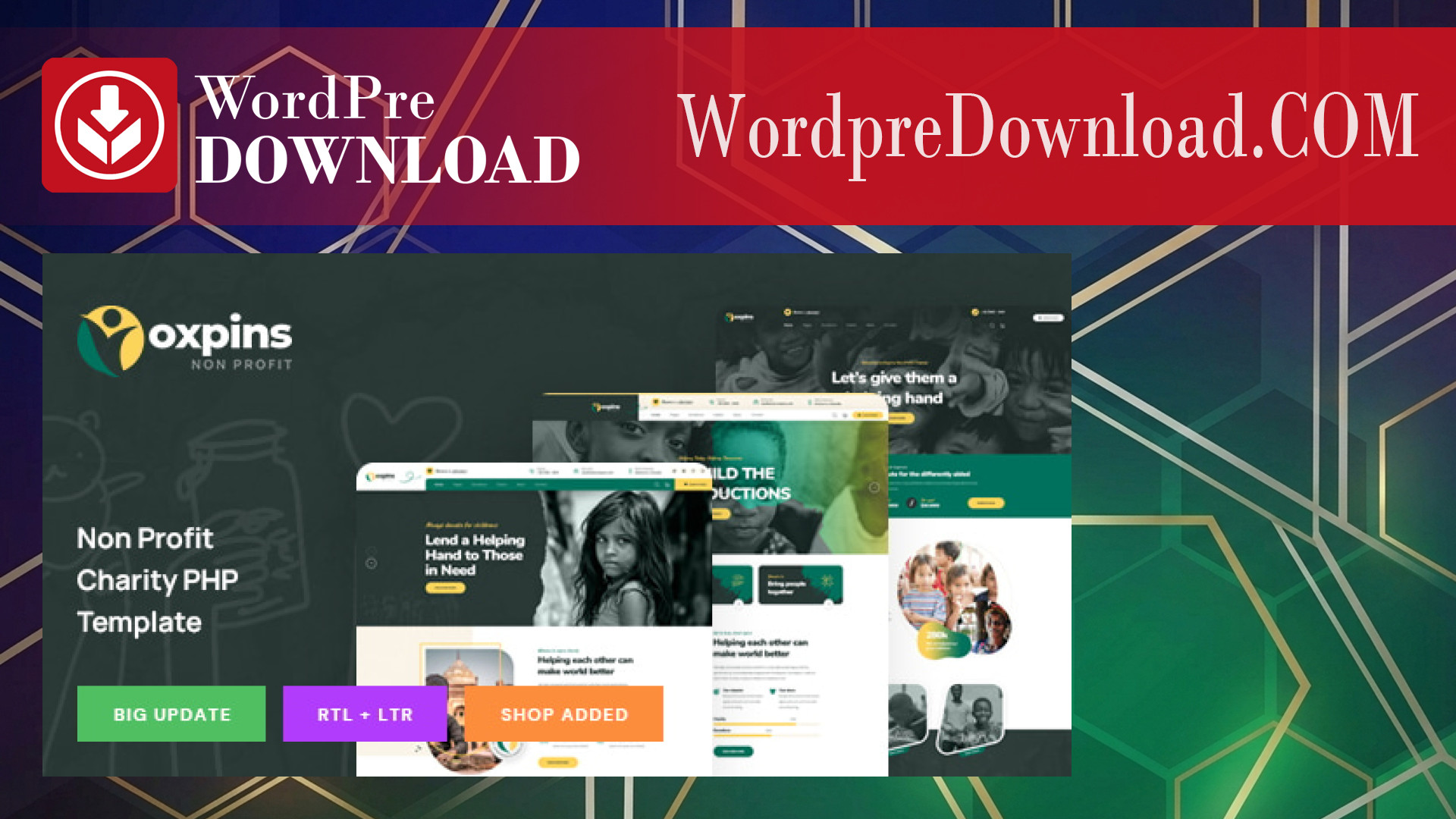 Oxpins – Non Profit Charity WordPress Theme – WordpreDownload.COM