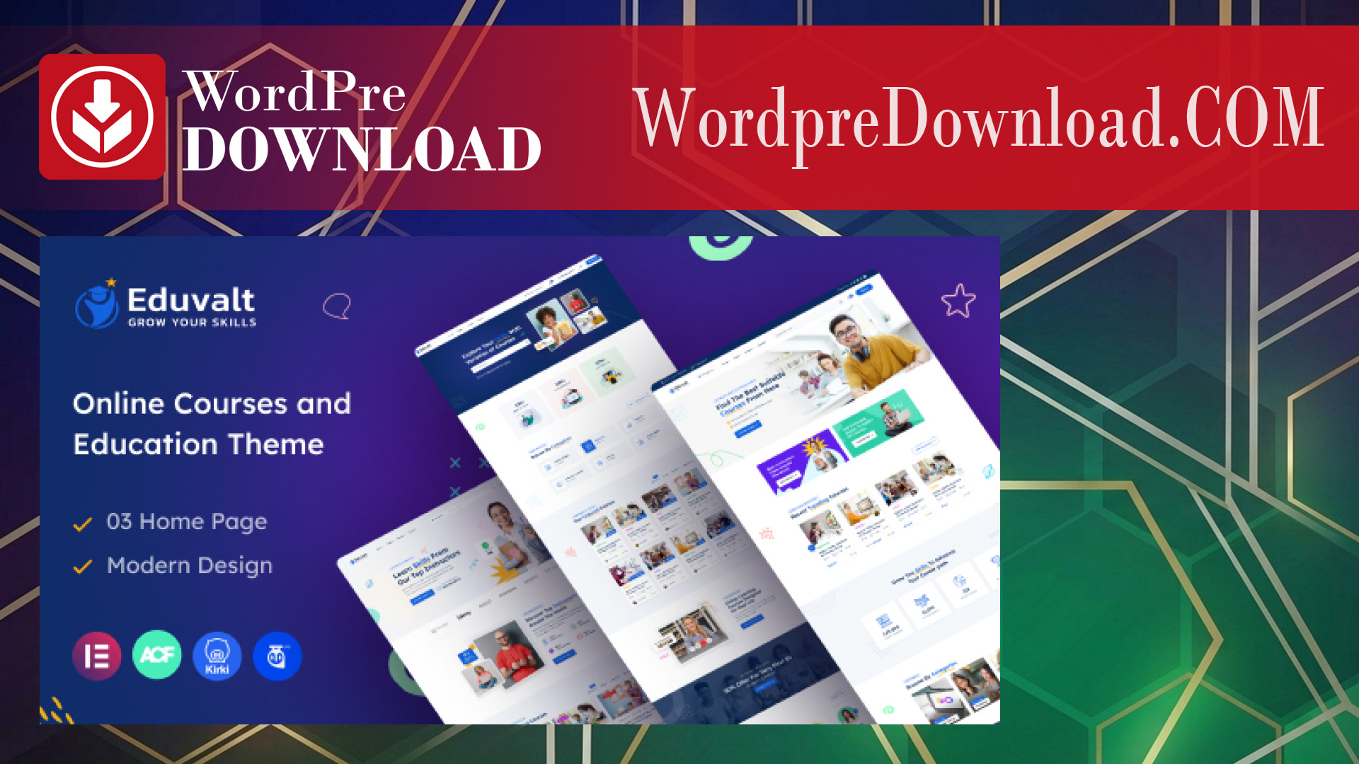 Eduvalt – Online Courses and Education WordPress Theme – WordpreDownload.COM
