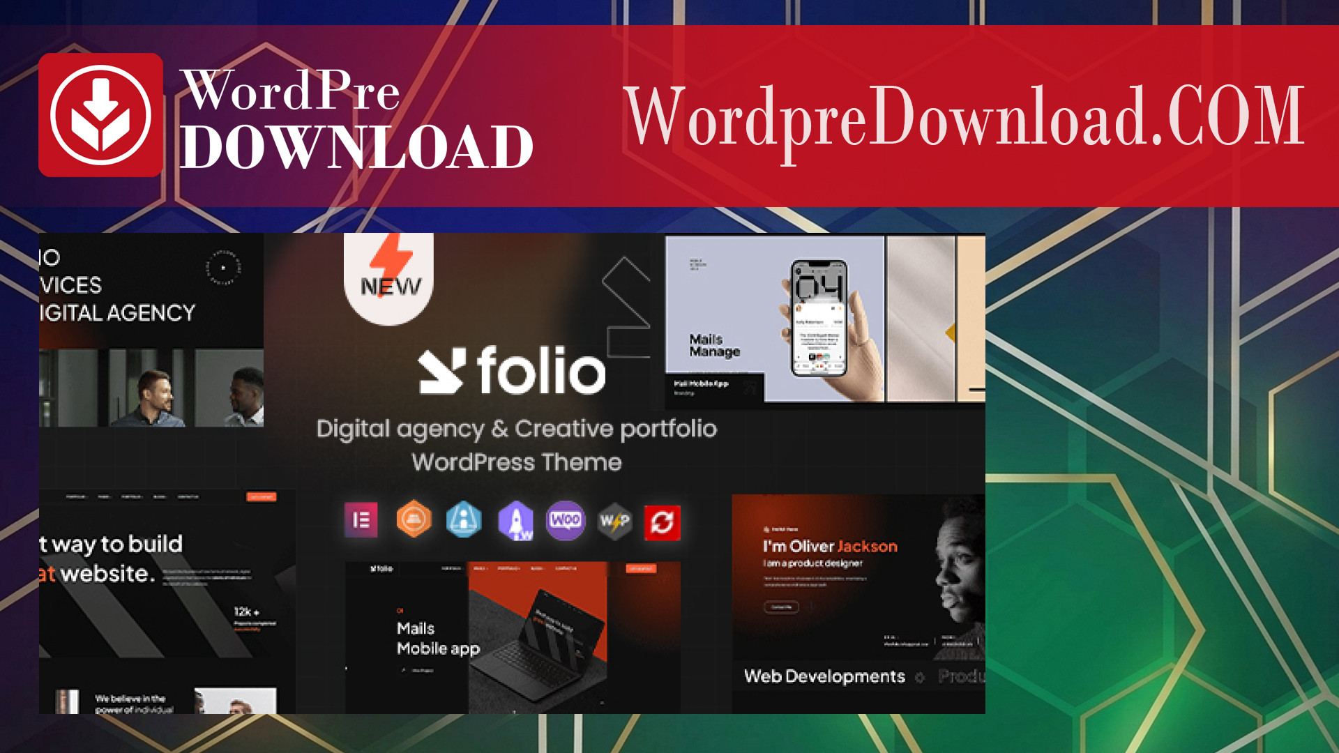 Webfolio – Creative Portfolio and Digital Agency WordPress Elementor Theme – WordpreDownload.COM