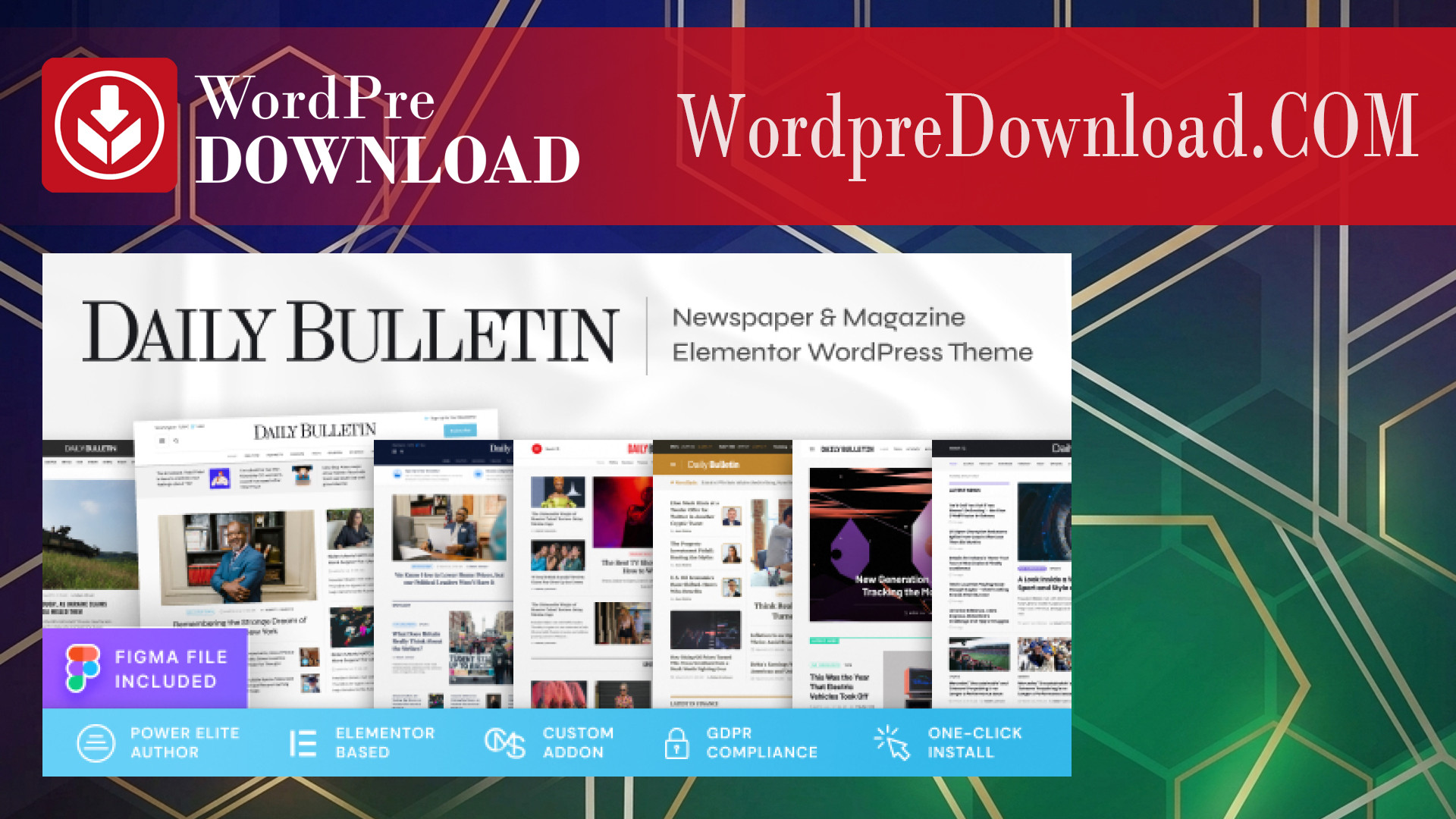 Daily Bulletin – Magazine and Newspaper WordPress Theme – WordpreDownload.COM