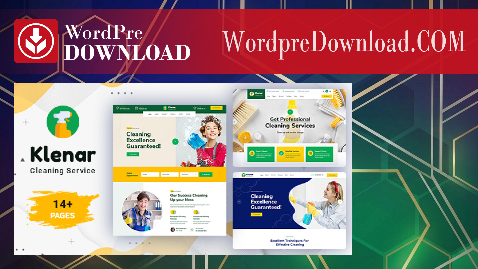 Klenar – Cleaning Services WordPress Theme + RTL – WordpreDownload.COM