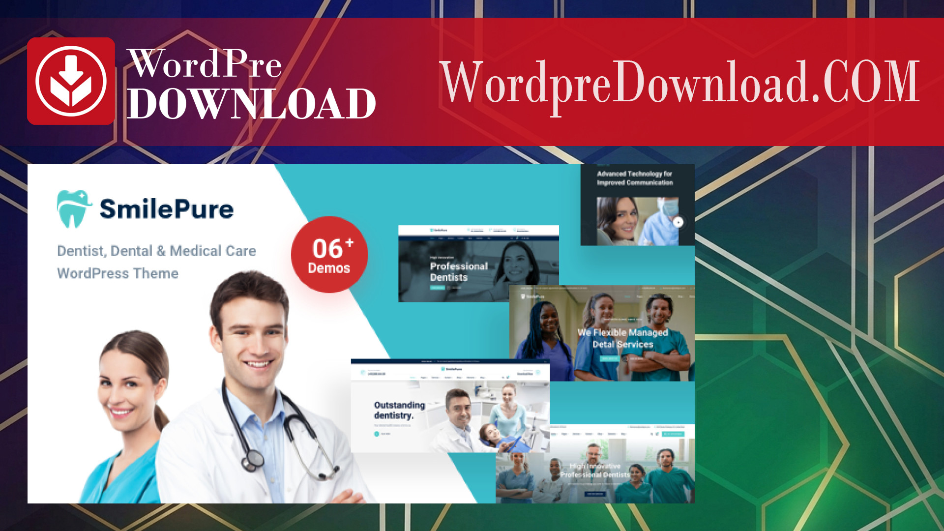 SmilePure – Dental Medical Care WordPress Theme – WordpreDownload.COM