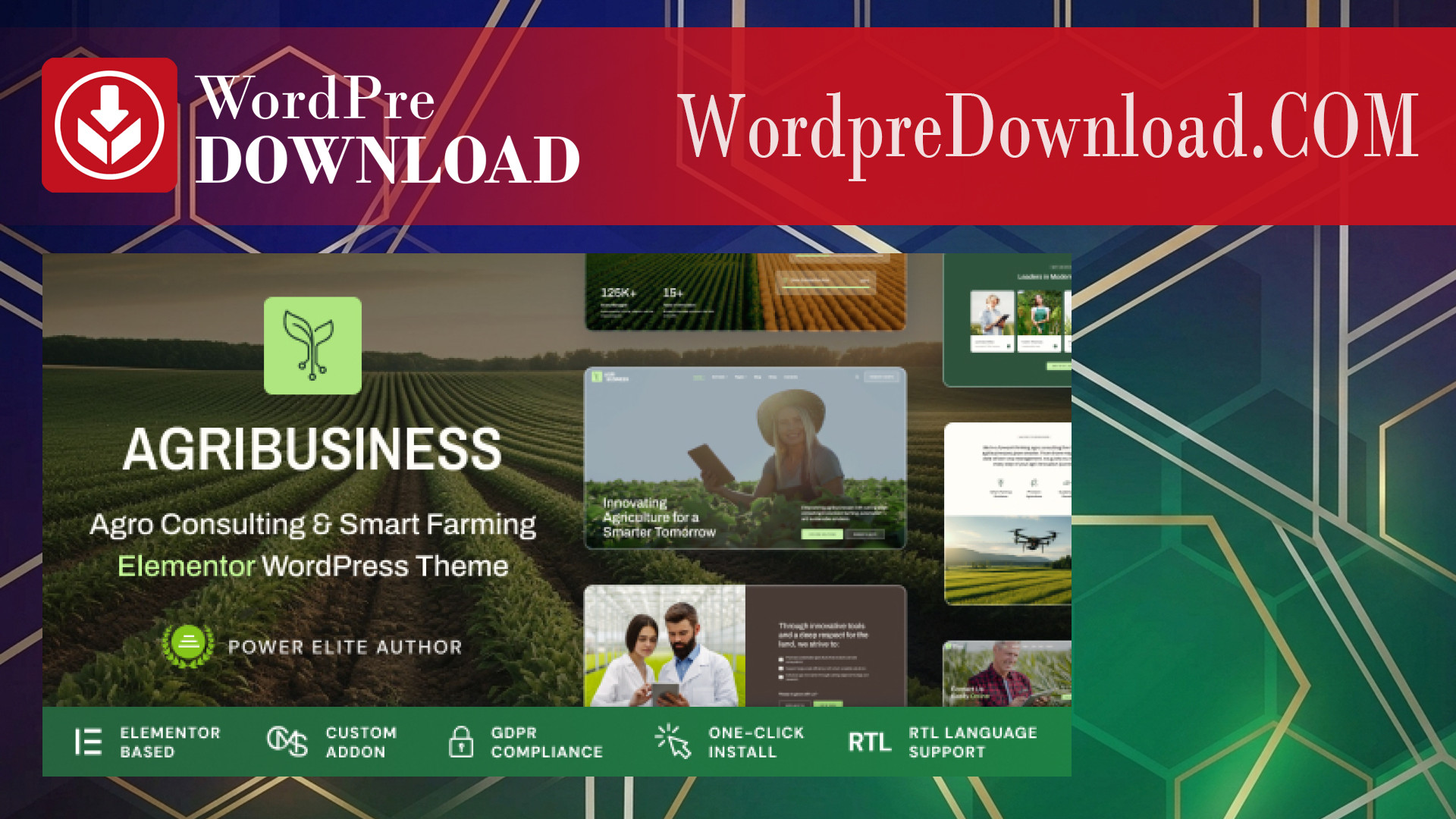 Agribusiness – Agriculture Business Consulting WordPress Theme – WordpreDownload.COM