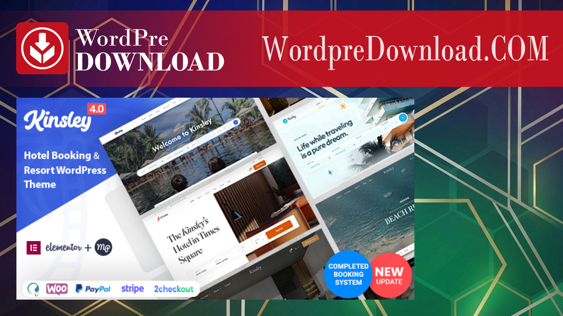 Kinsley – Hotel WordPress Theme – WordpreDownload.COM
