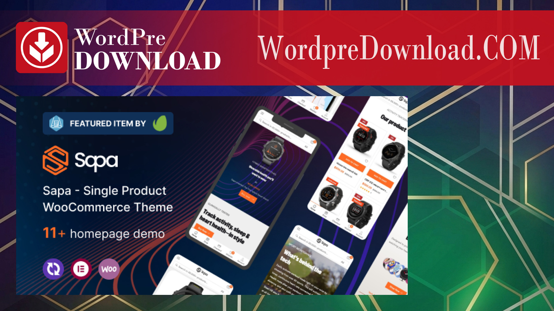 Sapa – Product Landing Page WooCommerce Theme – WordpreDownload.COM