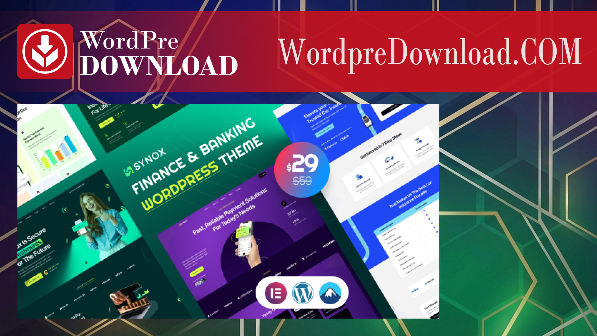Synox – Finance and Banking WordPress Theme – WordpreDownload.COM