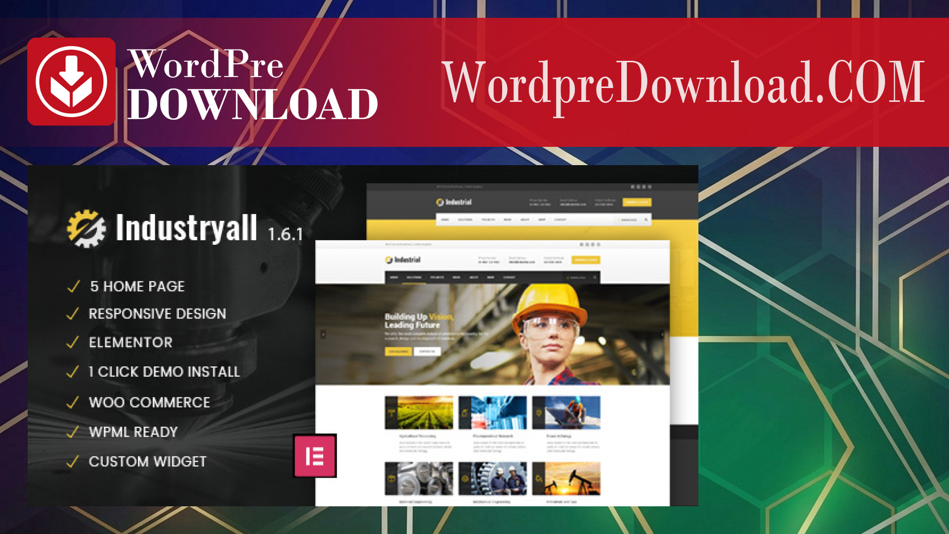 Industryall – Industrial and Factory WordPress Theme – WordpreDownload.COM