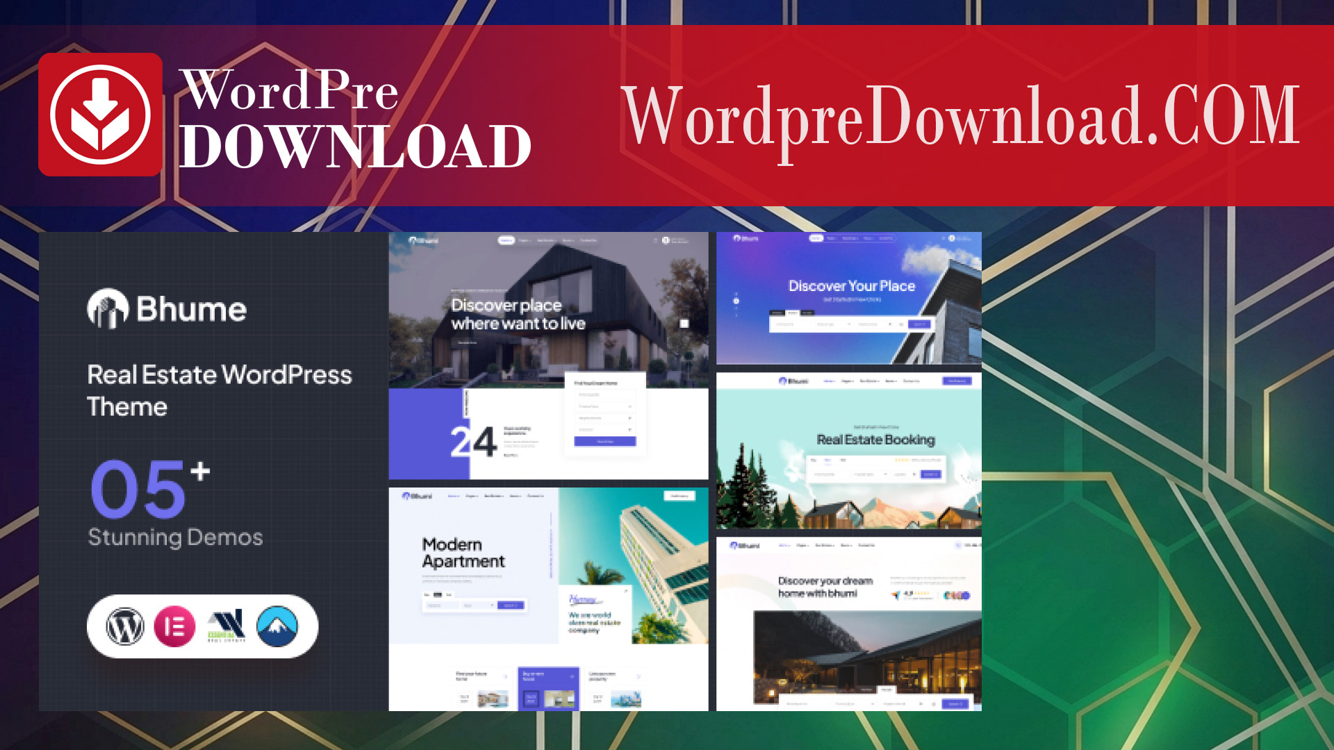 Bhume – Real Estate WordPress Theme – WordpreDownload.COM