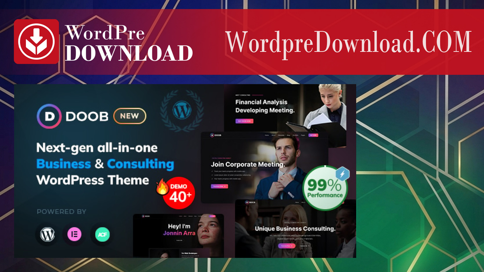 Doob – Business and Consulting WordPress Theme – WordpreDownload.COM