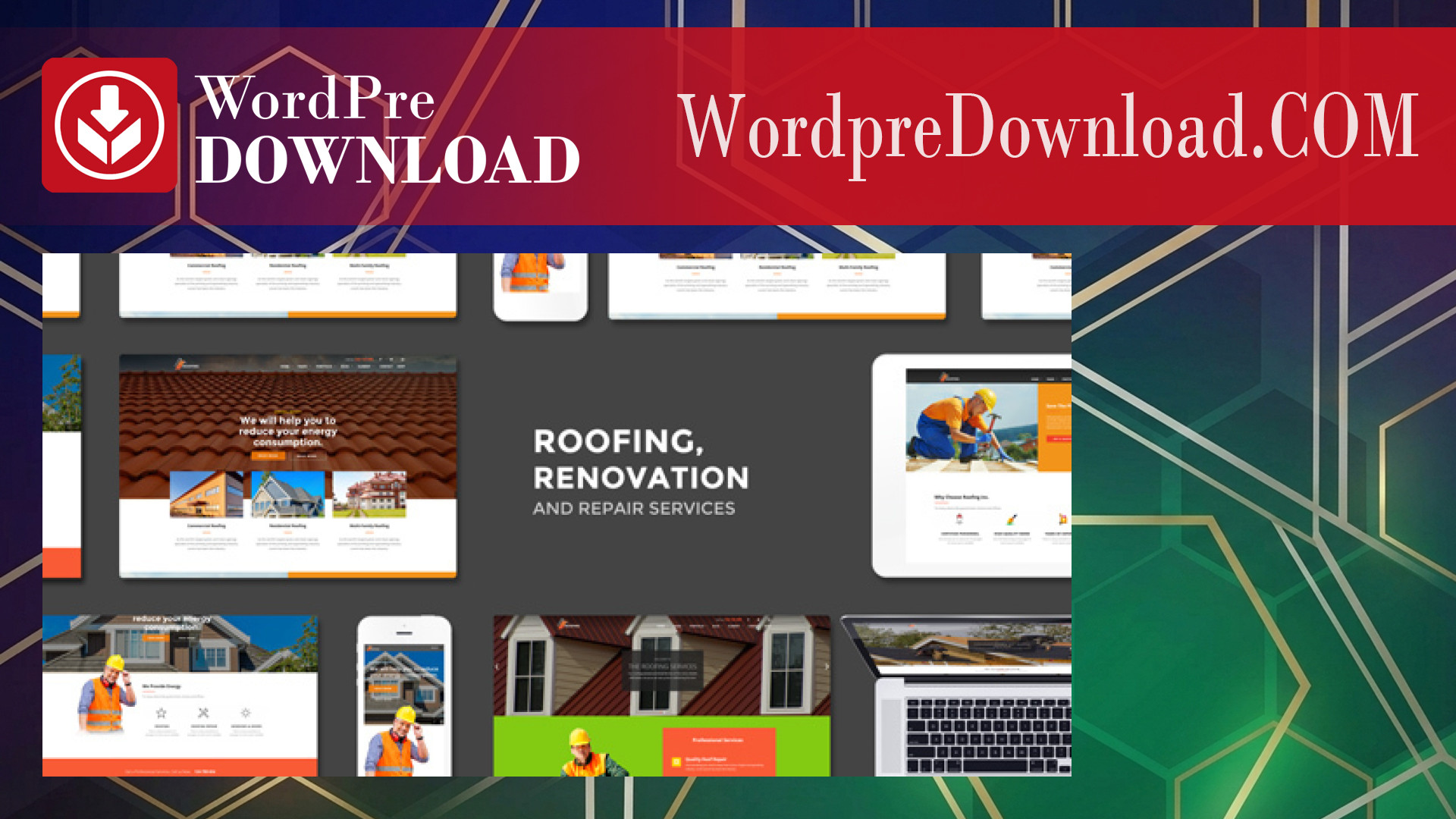 Roofing – Renovation & Repair Service WordPress Theme – WordpreDownload.COM