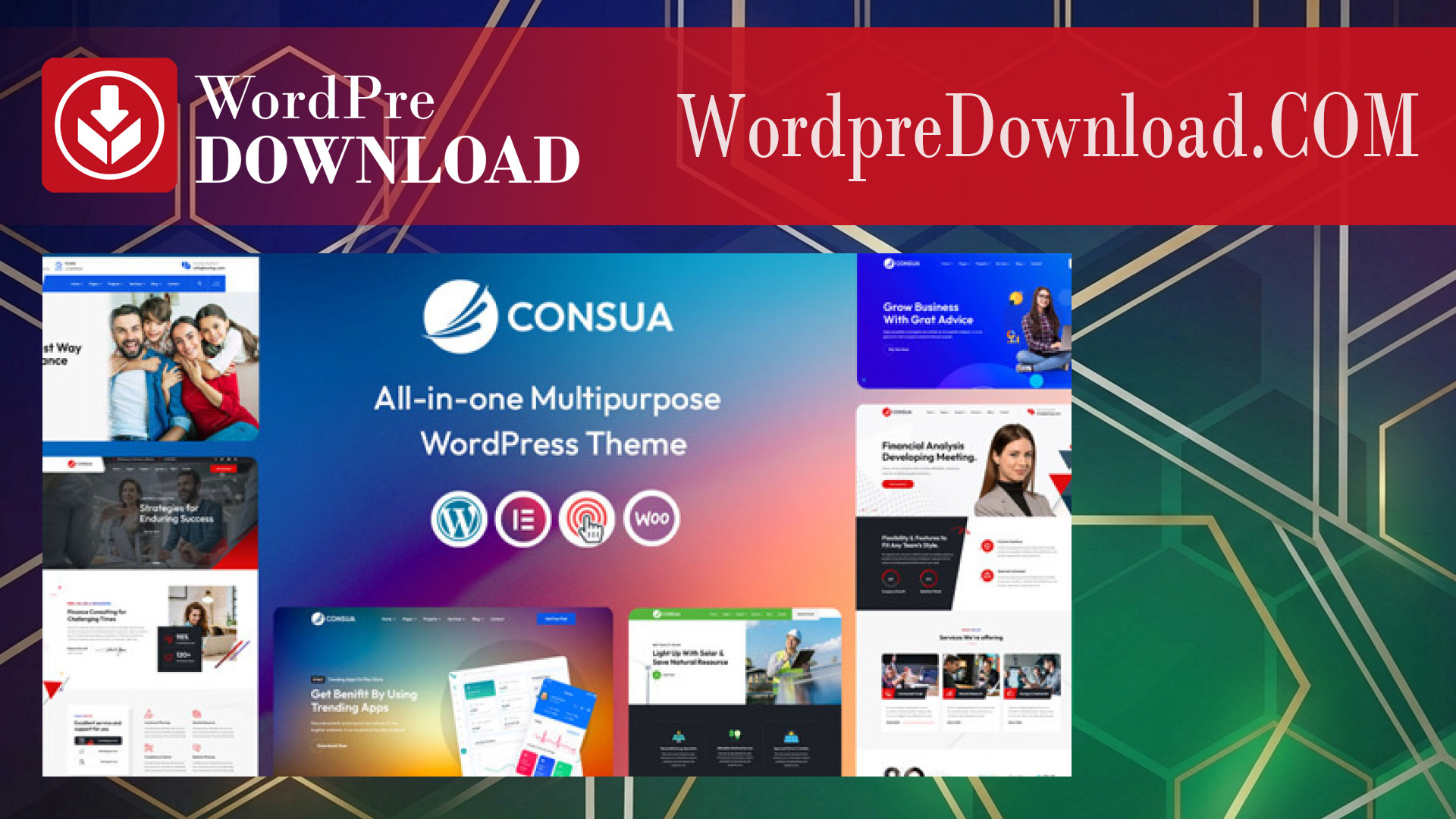 Consua – Business Consulting WordPress Theme – WordpreDownload.COM