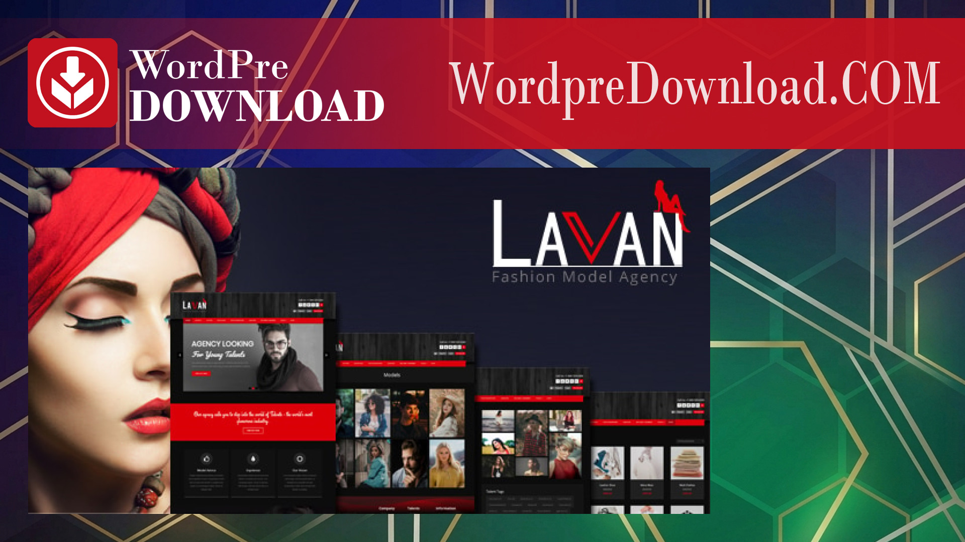 Lavan – Fashion Model Agency WordPress CMS Theme – WordpreDownload.COM