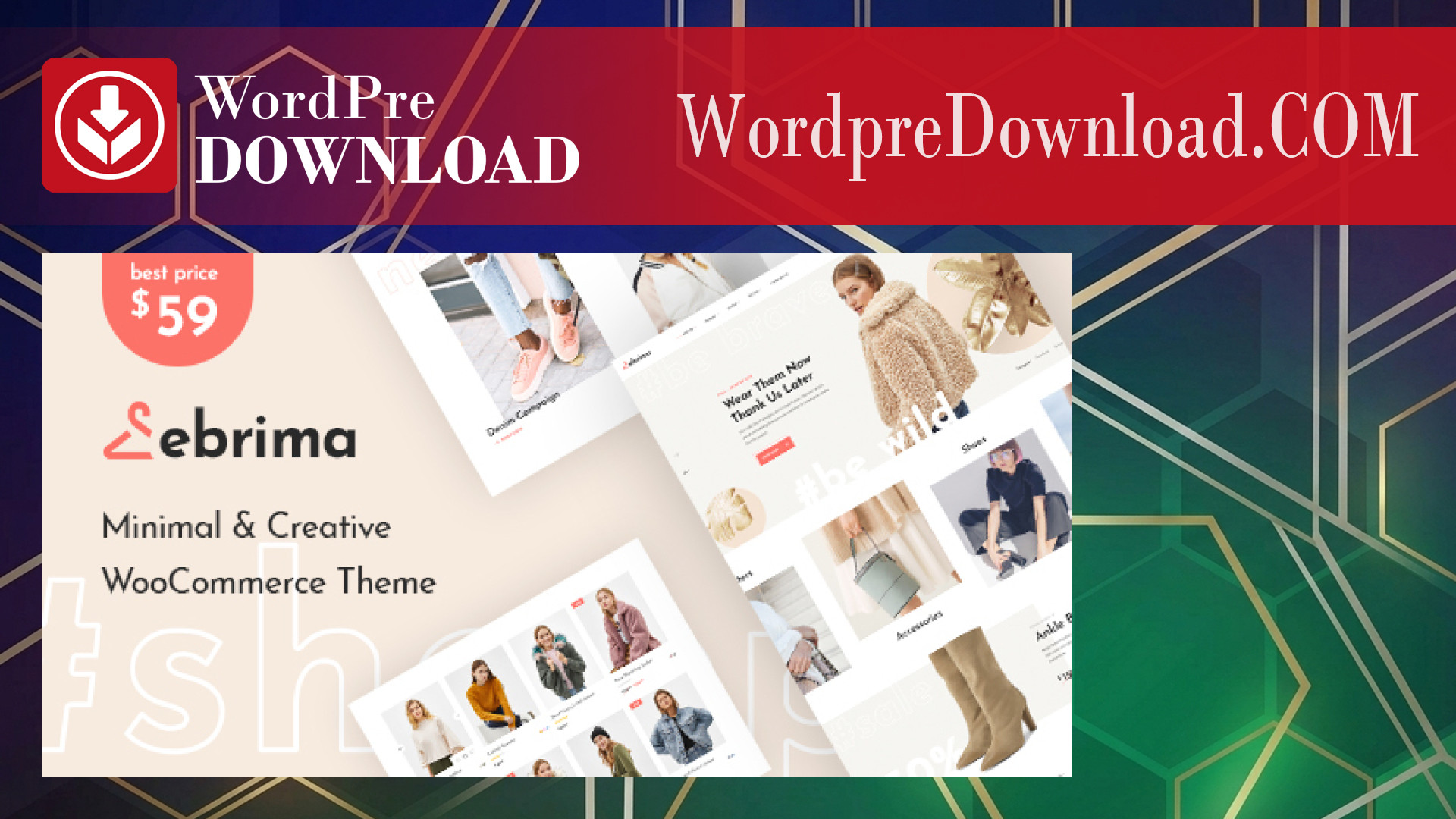 Ebrima – Minimal and Creative WooCommerce WP Theme – WordpreDownload.COM