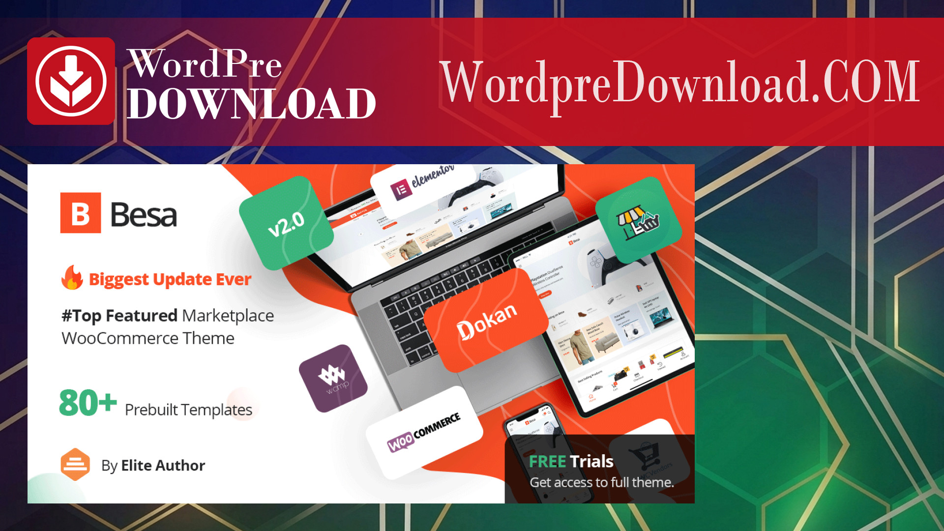 Besa – Elementor Marketplace WooCommerce Theme – WordpreDownload.COM