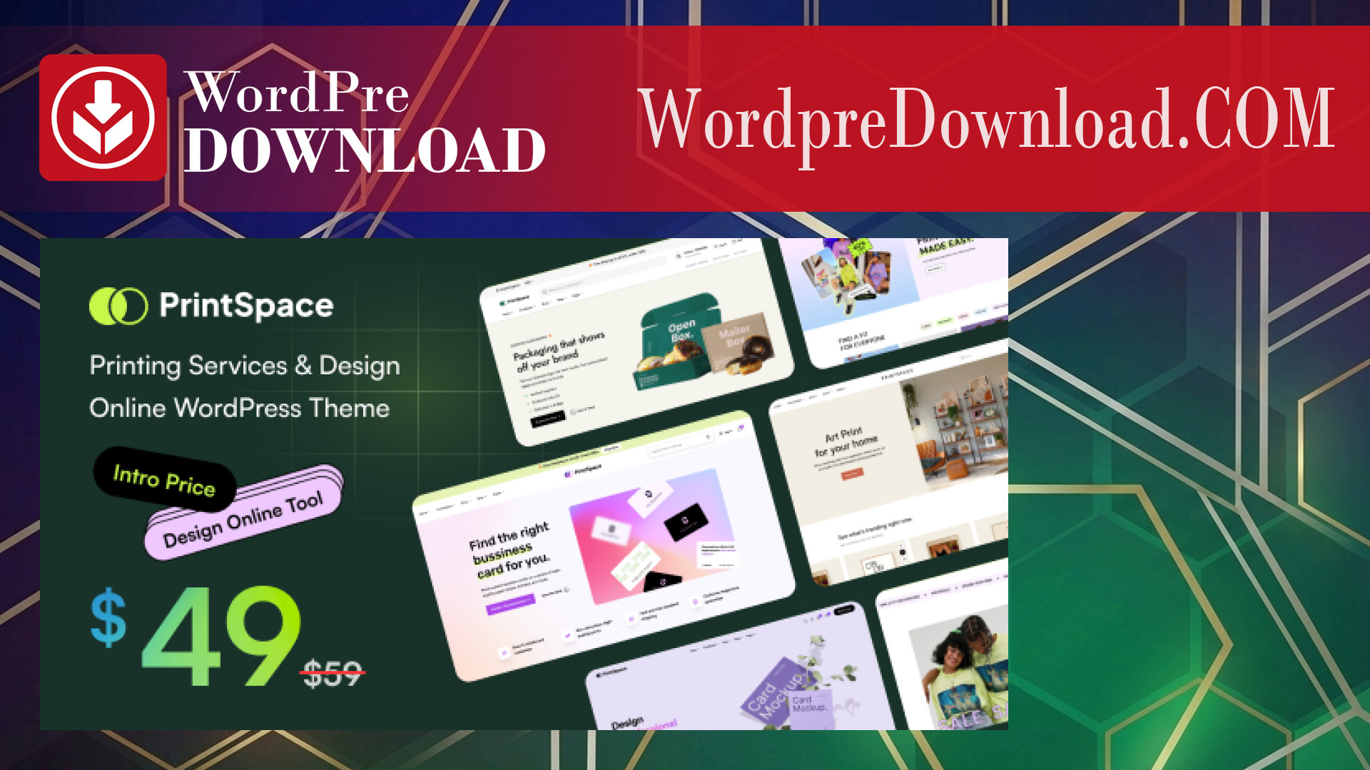PrintSpace – Printing Services and Design Online WooCommerce WordPress theme – WordpreDownload.COM