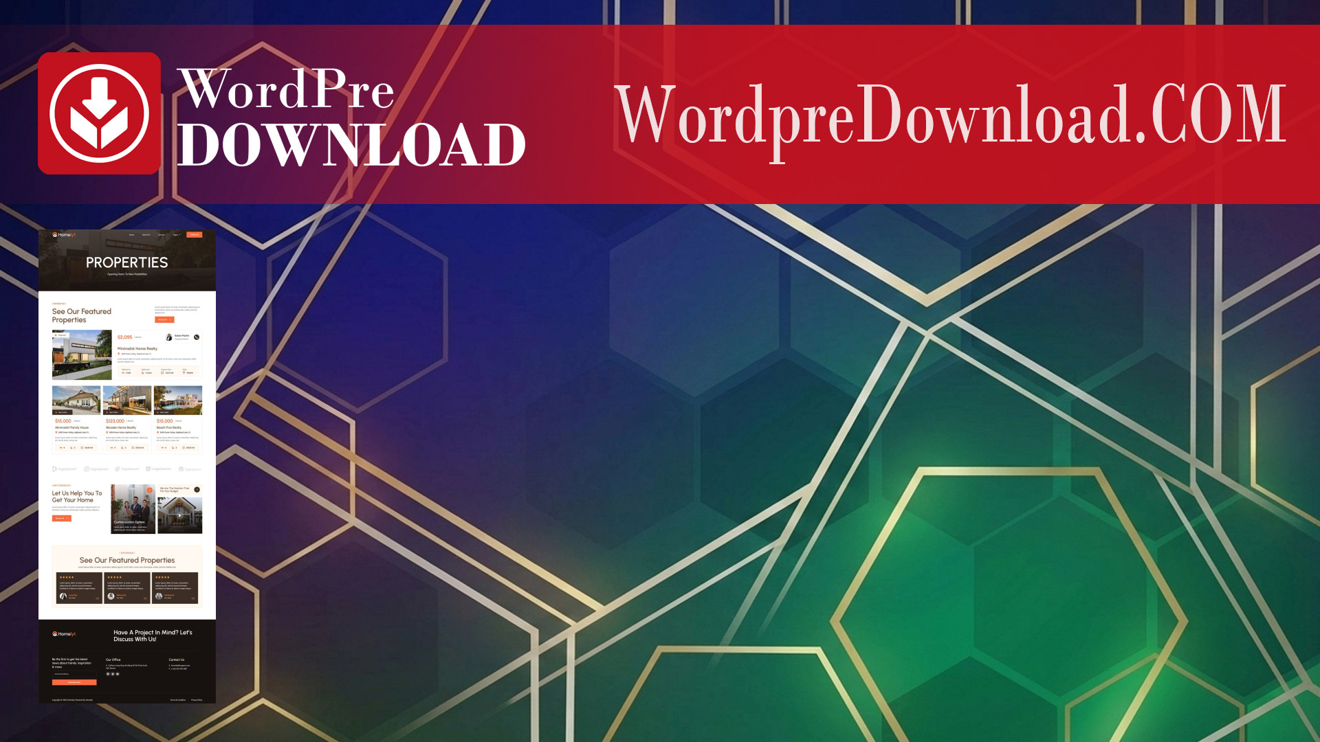 Homelyt – Modern Real Estate and Property Elementor Template Kit – WordpreDownload.COM