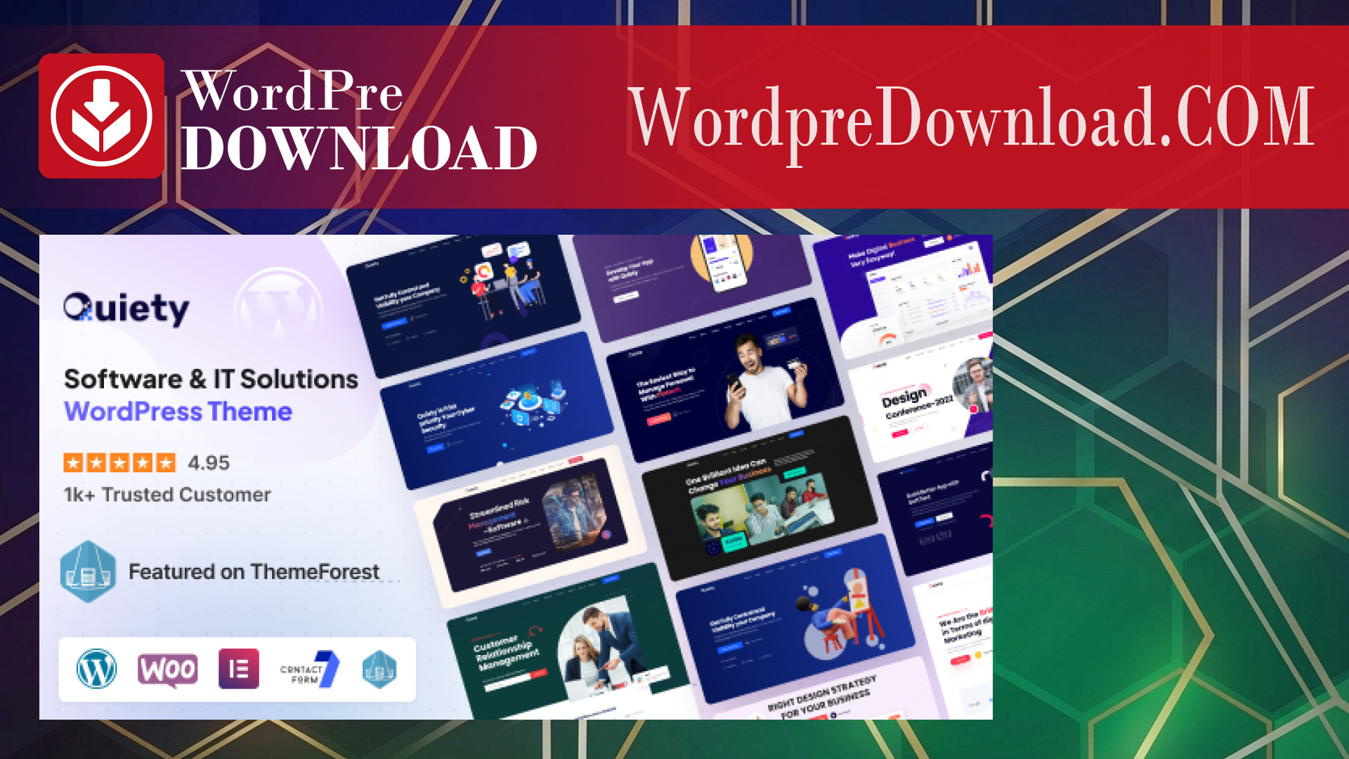 Quiety – Software and IT Solutions WordPress Theme – WordpreDownload.COM