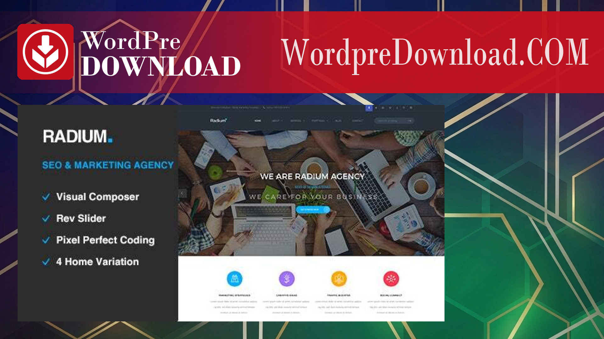 Radium – SEO /Digital Agency WordPress Theme – WordpreDownload.COM