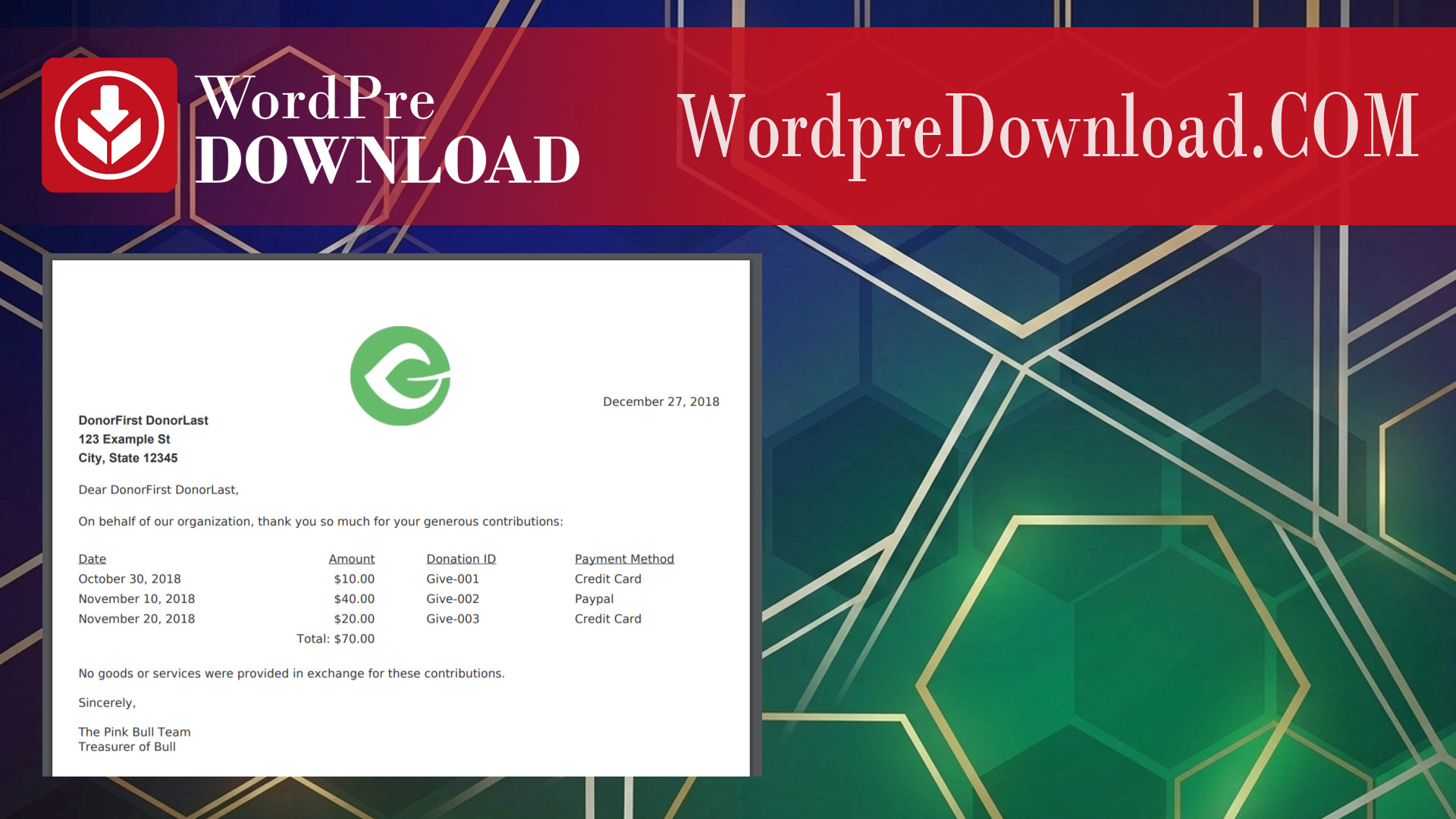 GiveWP Annual Receipts Addon – WordpreDownload.COM