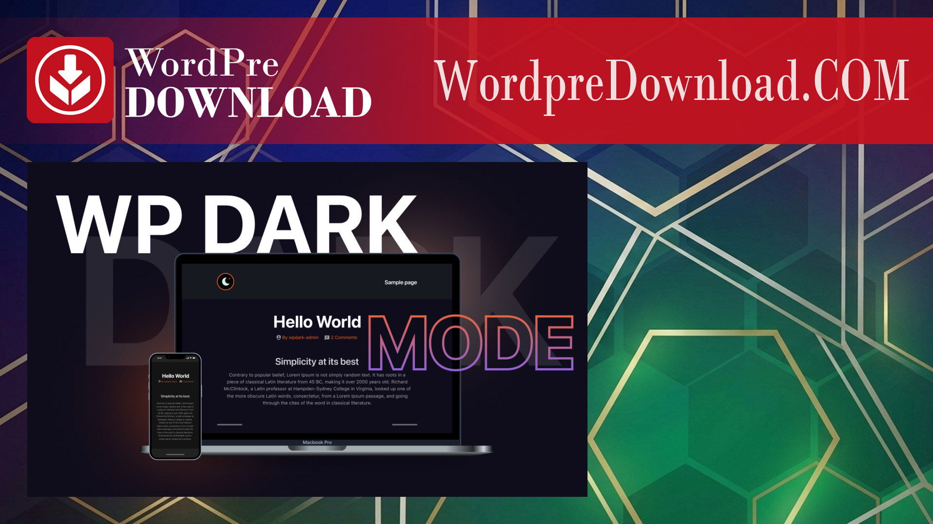 WP Dark Mode Ultimate – The Best WordPress Dark Mode Plugin – WordpreDownload.COM