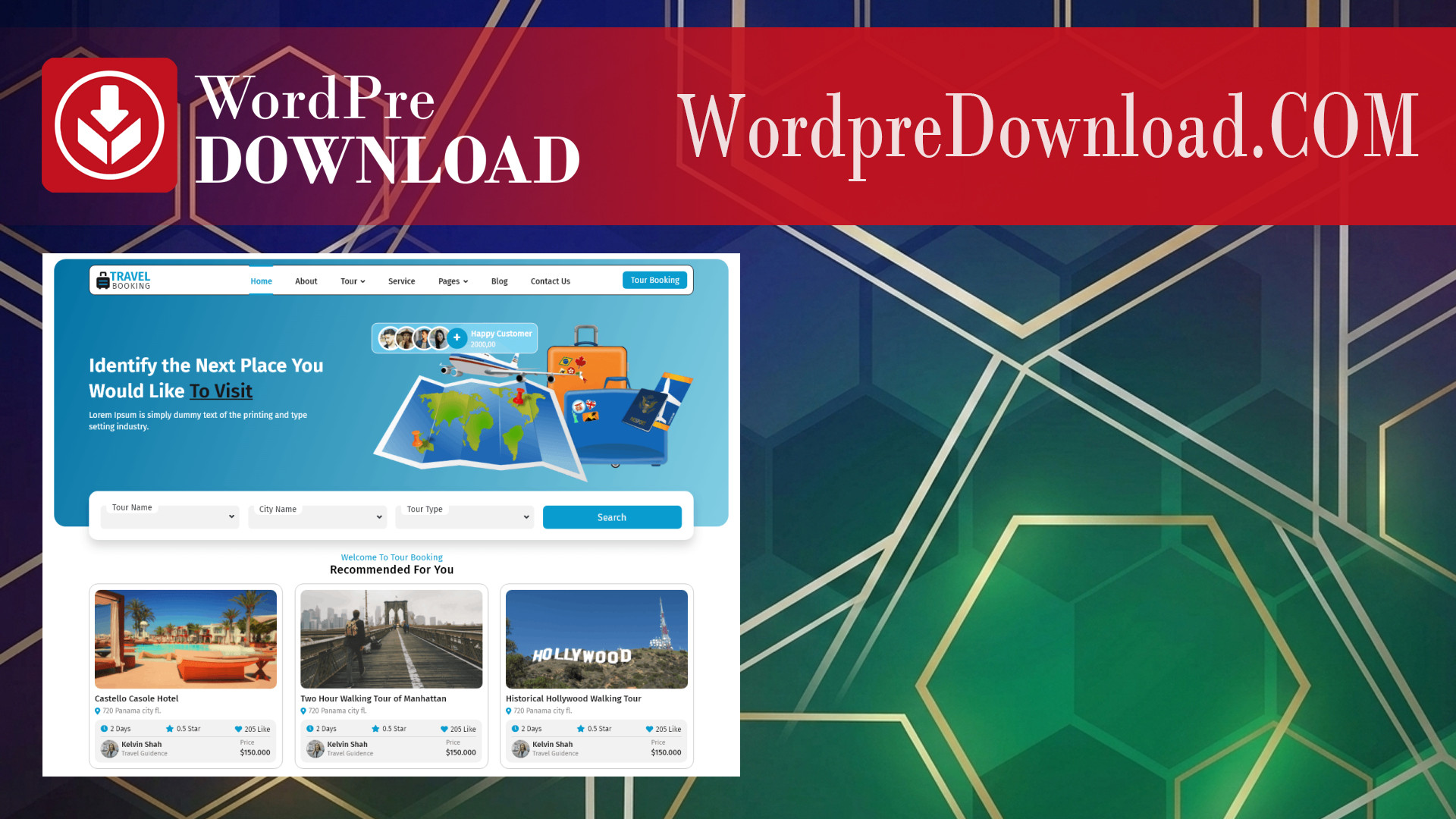Traveler WordPress Theme – WordpreDownload.COM