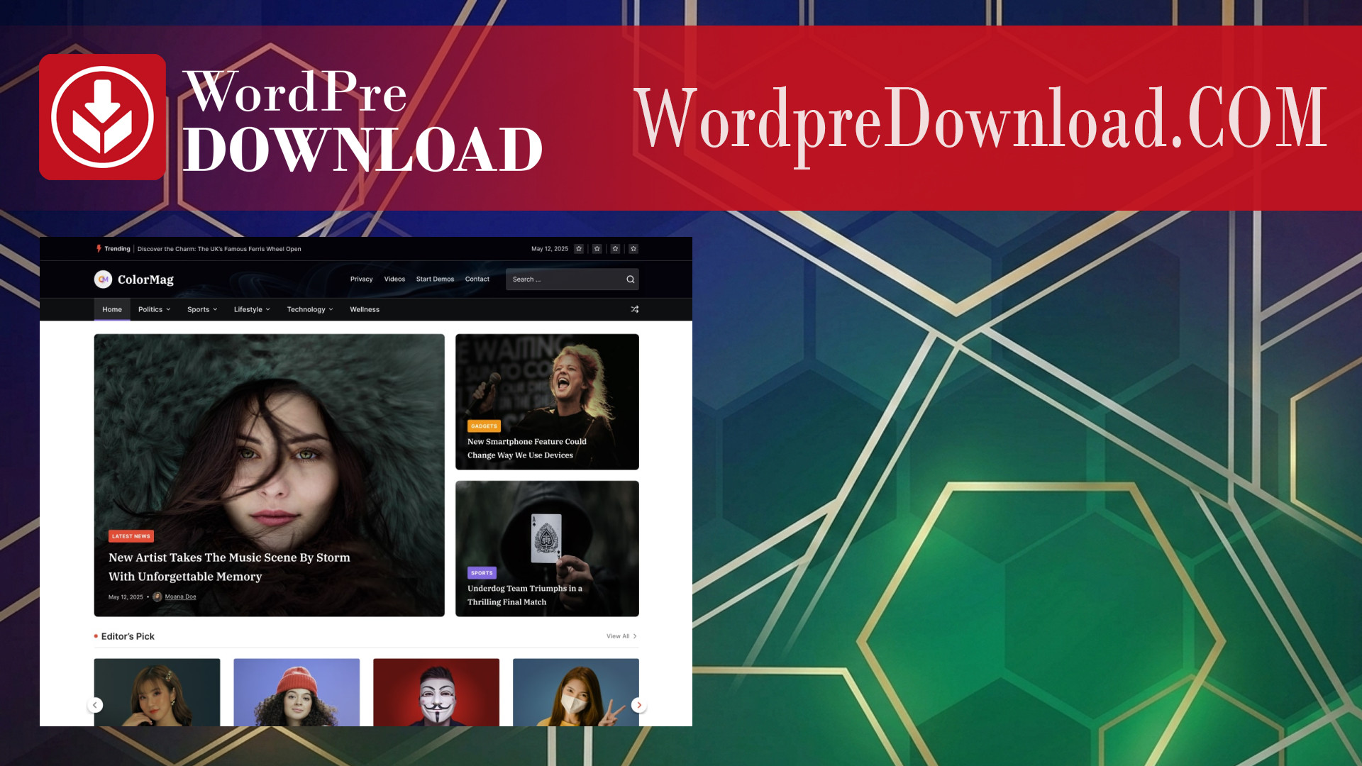 ColorMag Pro – Magazine And News Style WordPress Theme – WordpreDownload.COM