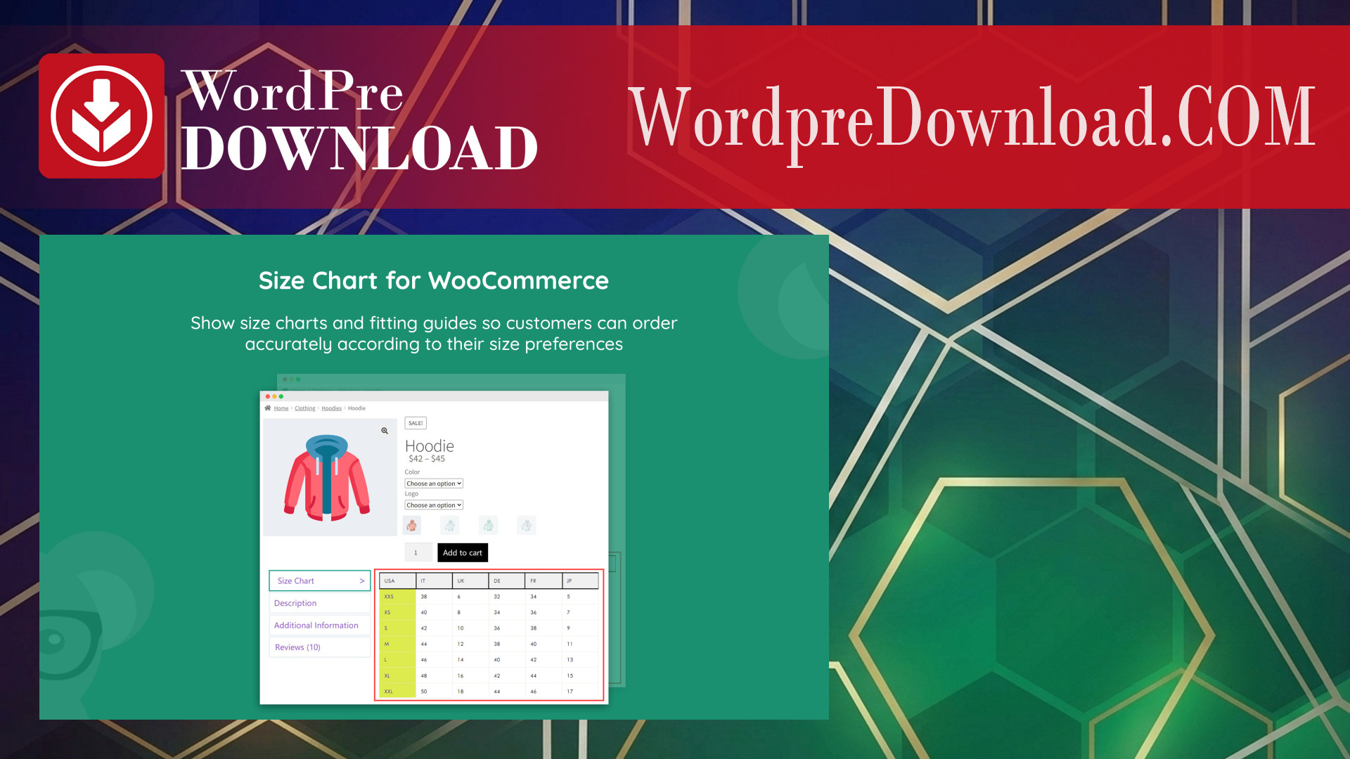 WooCommerce Product Size Guide – WordpreDownload.COM