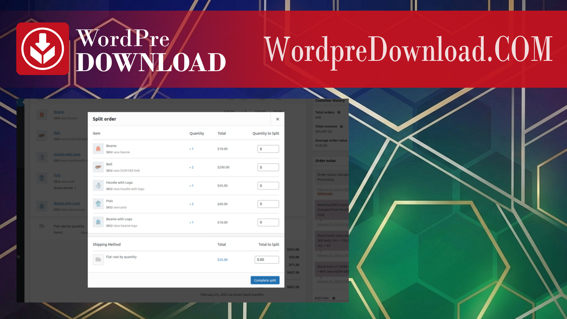 WooCommerce Split Order Payments – WordpreDownload.COM