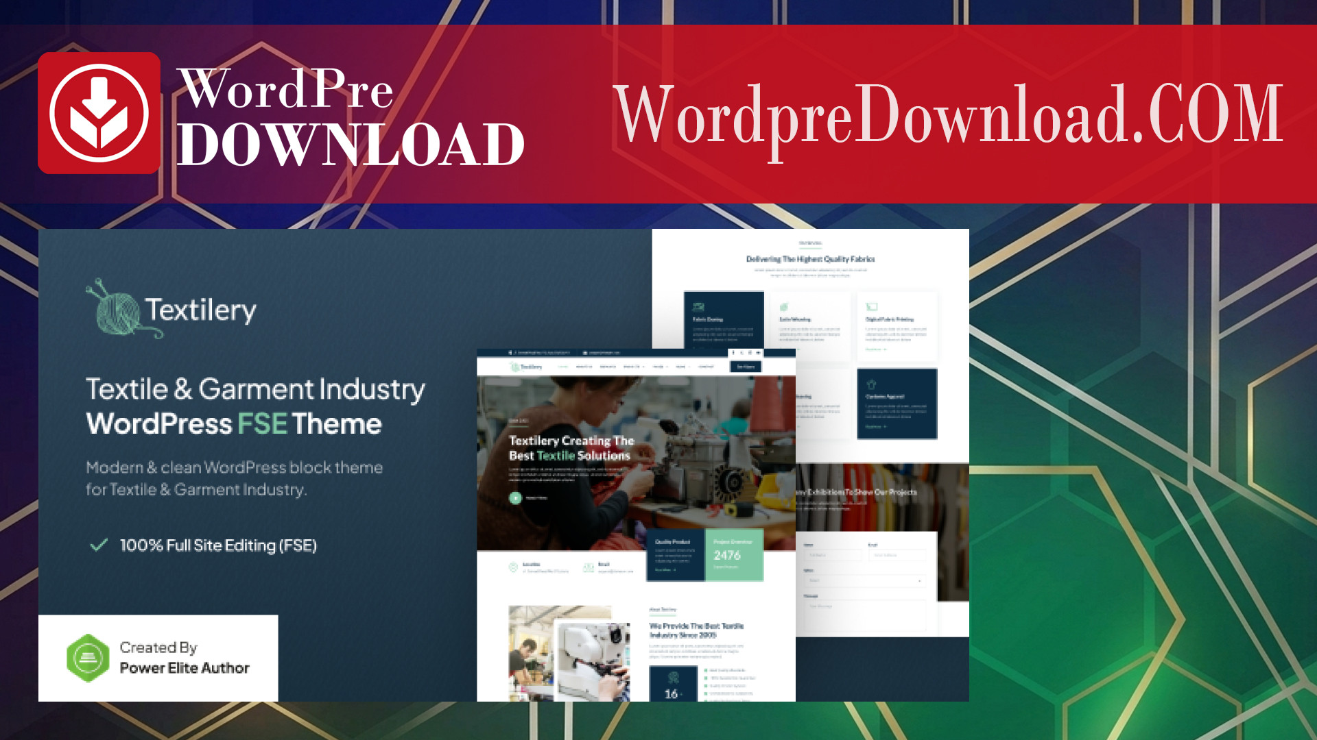 Textilery – Textile and Garment Industry WP Theme – WordpreDownload.COM
