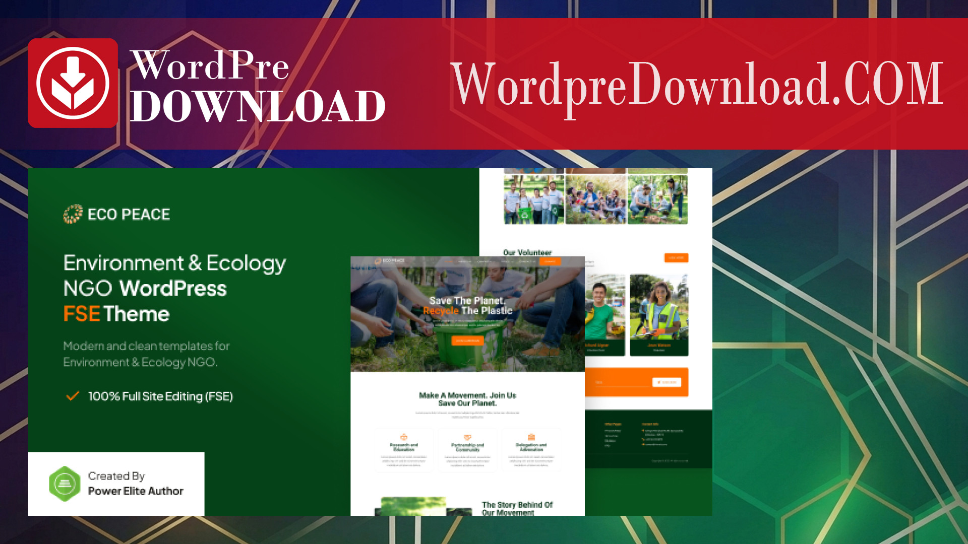 EcoPeace – Environment and Ecology NGO WP Theme – WordpreDownload.COM