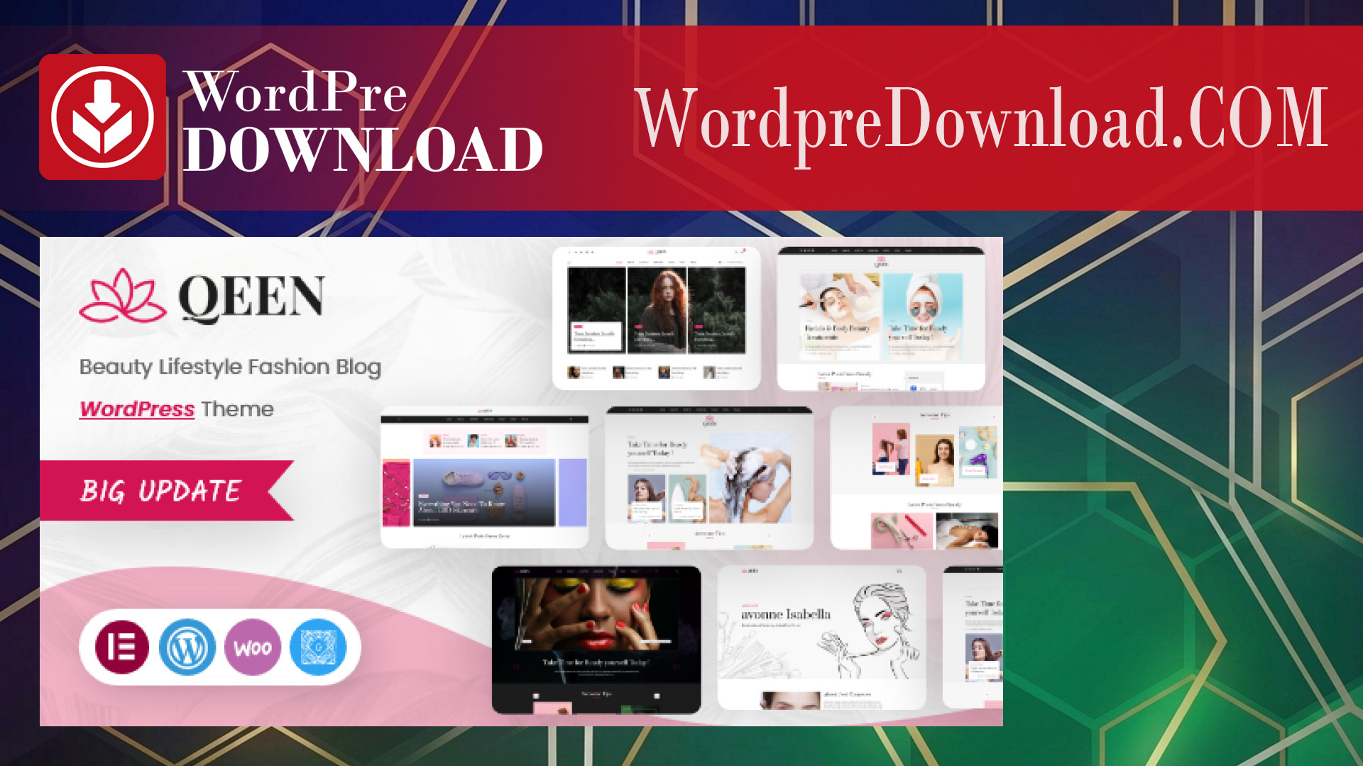 Qeen – Fashion Lifestyle Blog WordPress Theme – WordpreDownload.COM