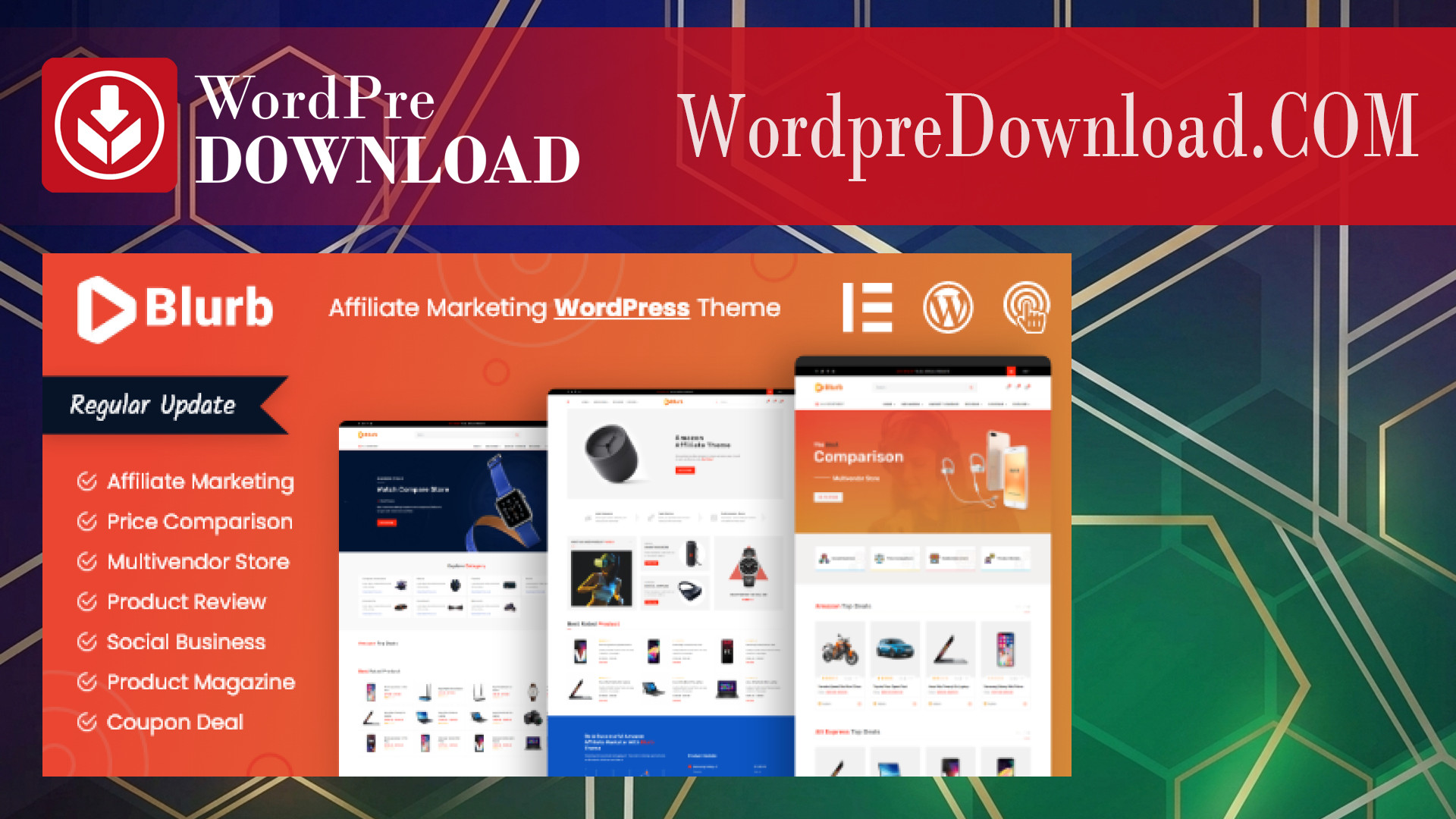 Blurb – Affiliate Marketing WordPress Theme – WordpreDownload.COM