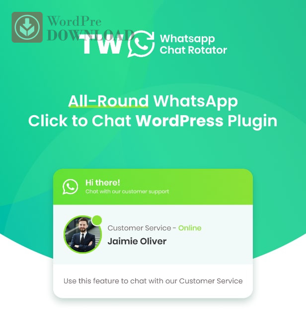 WhatsApp Chat for WordPress and WooCommerce – WordpreDownload.COM