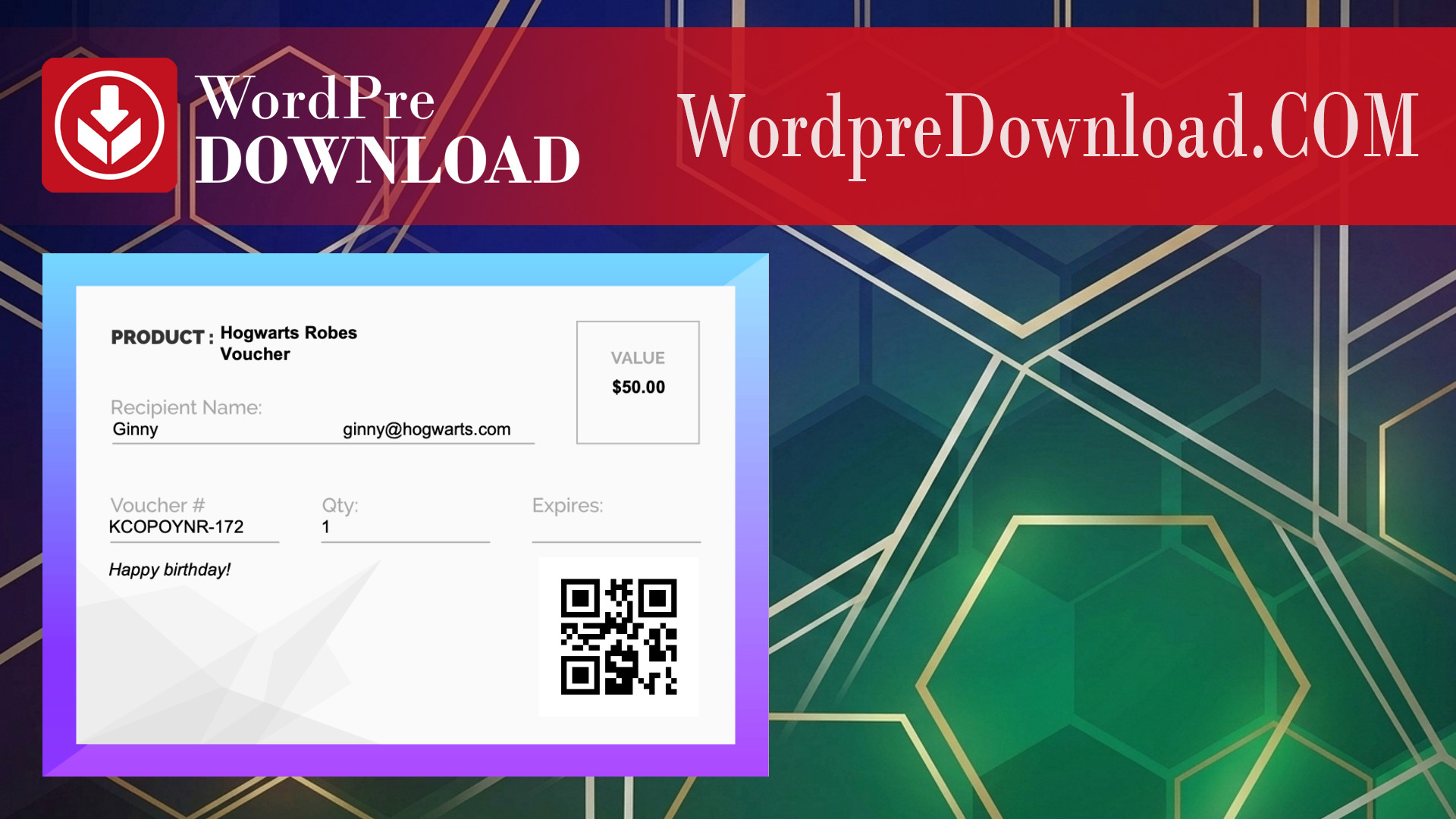 WooCommerce PDF Product Vouchers – WordpreDownload.COM