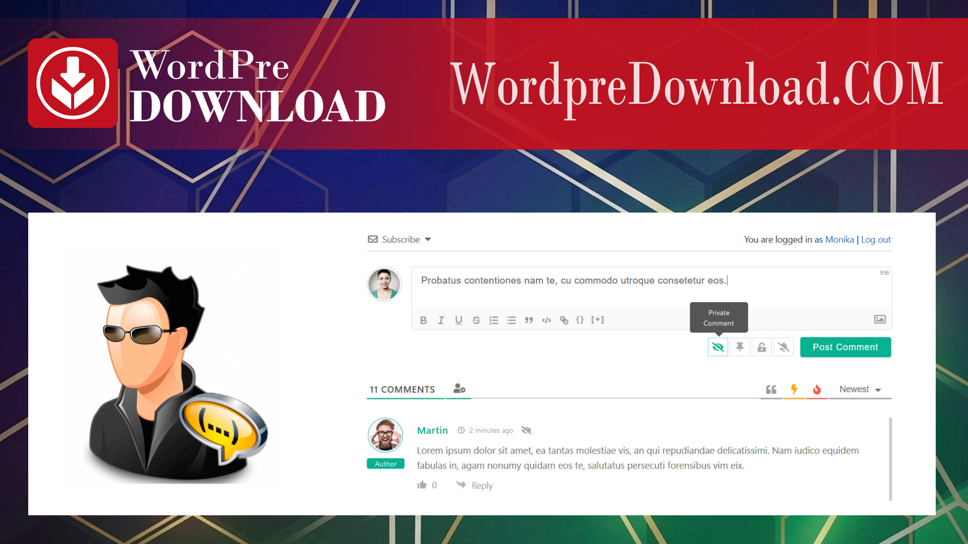 wpDiscuz – Private Comments – WordpreDownload.COM